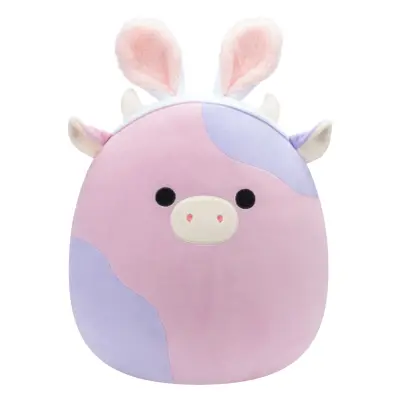 Plyšový mazlíček Squishmallows Kravička s oušky - Patty