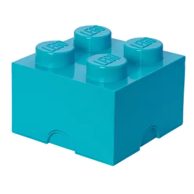 LEGO úložný box 250 x 250 x 180 mm - aqua