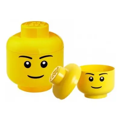 Lego úložná hlava (velikost S) - chlapec