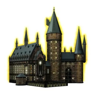 Puzzle 3D Harry Potter: Bradavický hrad - Velká síň (Noční e