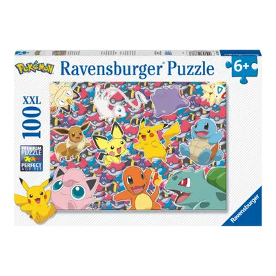 Puzzle dětské Pokémoni 100 dílků