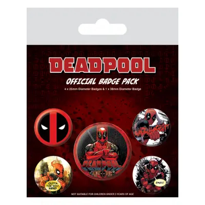 Set odznaků Deadpool