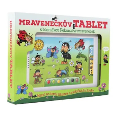 Mravenečkův tablet plast na baterie se zvukem