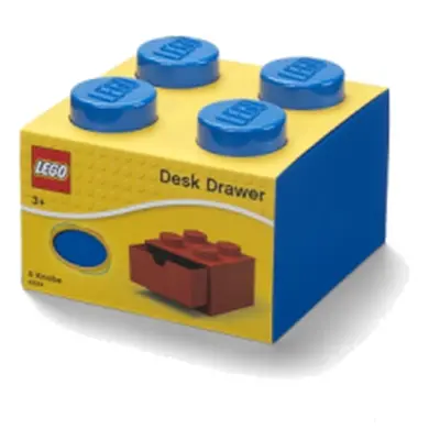 LEGO stolní box 4 se zásuvkou - modrá