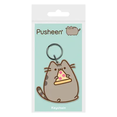 Klíčenka gumová, Pusheen (pizza)