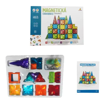 Magnetická stavebnice 45ks