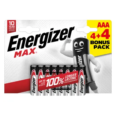 Energizer MAX AAA 4+4 zdarma