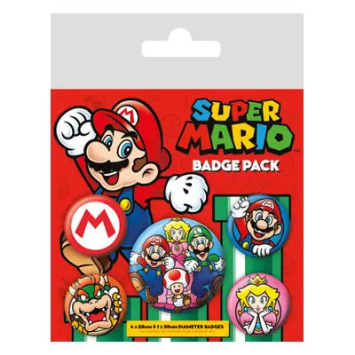 Set odznaků Super Mario