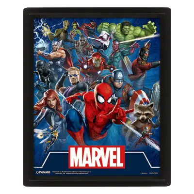 3D obraz Marvel