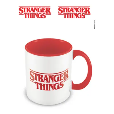 Hrnek keramický Stranger Things (Logo) červený