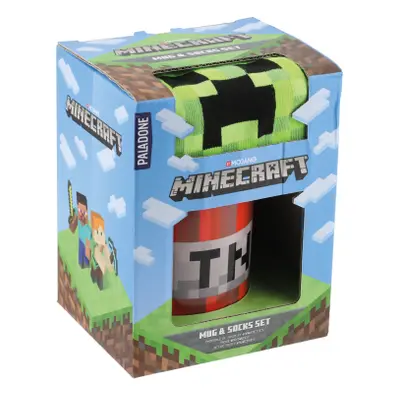 Set Minecraft hrnek a ponožky