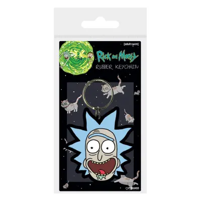 Klíčenka gumová, Rick and Morty - Rick crazy smile