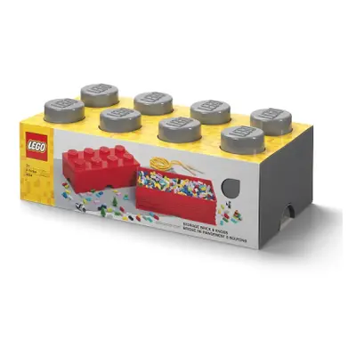 LEGO úložný box 8 - tmavě šedá