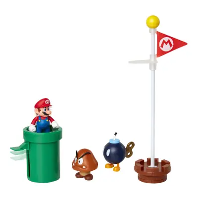 Sada figurek Super Mario 6 cm Acorn plains