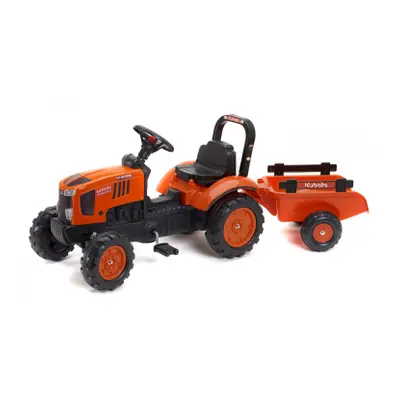 Traktor Kubota M7171 s valníkem oranžový