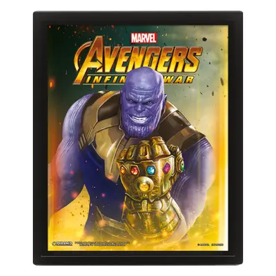 3D obraz Avengers Thanos