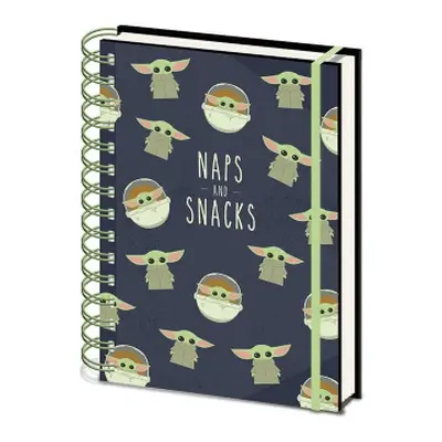 Blok A5 kroužkový Mandalorian - Naps and Snacks