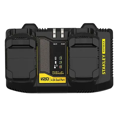 Nabíječka Dual Port Stanley FatMax V20 SFMCB24 18V 4A bez akumulátorů