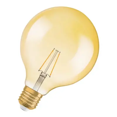 LED žárovka Vintage 1906 E27 OSRAM 2,5W (20W) teplá bílá (2400K) Retro Filament Gold Globe125