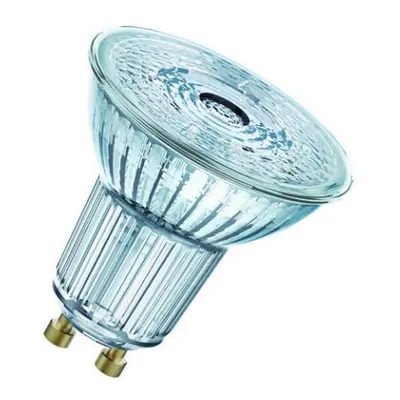 LED žárovka GU10 PAR16 OSRAM 4,5W (50W) teplá bílá (2700K) stmívatelná, reflektor 36°