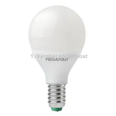 LED žárovka E14 Megaman LG2605.5/WW/E14 P45 5,5W (40W) teplá bílá (2800K)