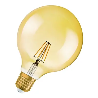 LED žárovka Vintage 1906 E27 OSRAM 7W (51W) teplá bílá (2400K) Retro Filament Gold Globe125