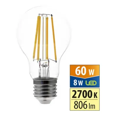 LED žárovka E27 McLED 8W (60W) teplá bílá (2700K) ML-321.102.87.0