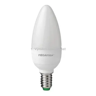 LED žárovka E14 Megaman LC0403.5V2/WW/E14 B35 3,5W (25W) teplá bílá (2800K), svíčka