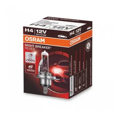 Autožárovka OSRAM Night Breaker Silver H4 64193NBS 60/55W P43t 12V s homologací