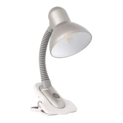 Stolní lampa Kanlux SUZI HR-60-SR E27 stříbrná 07150