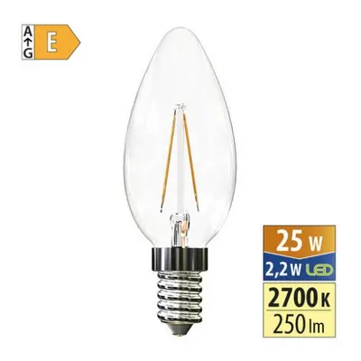 LED žárovka E14 McLED 2,2W (25W) teplá bílá (2700K) svíčka ML-323.031.87.0