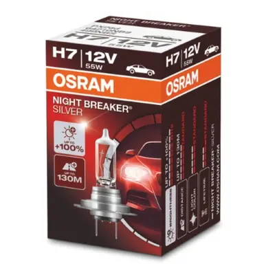 Autožárovka OSRAM Night Breaker Silver H7 64210NBS 55W 12V PX26d s homologací