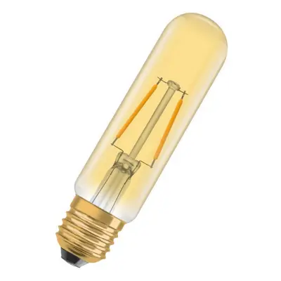 LED žárovka Vintage 1906 E27 OSRAM 2,5W (20W) teplá bílá (2000K) Retro Filament Gold Tubular