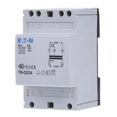 Zvonkový transformátor EATON TR-G2/24 230V/12/24VAC 24VACA 272484