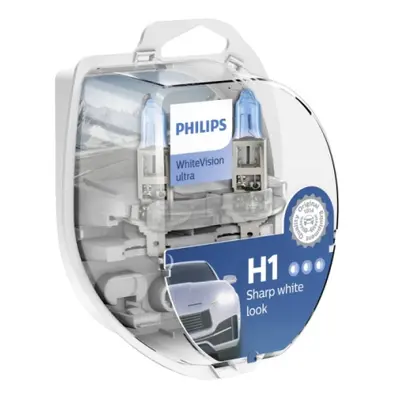 Autožárovky Philips White Vision Ultra 12258WVUSM H1 P14,5s 12V 55W (2ks v balení) s homologací