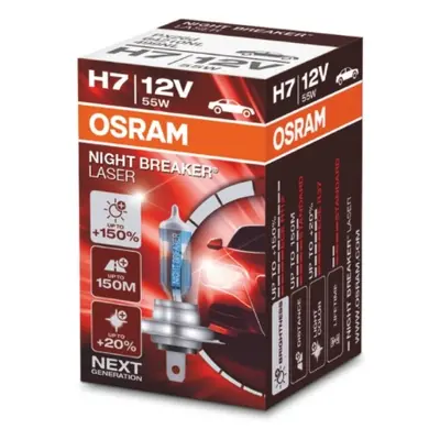 Autožárovka OSRAM Night Breaker LASER H7 64210NL 55W 12V PX26d s homologací