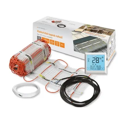 Topná rohož s termostatem K&V thermo sada Classic KIT 0,6 (92W) jeden studený konec