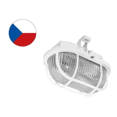 Svítidlo Panlux OVAL PLAST SOP-60/B 60W E27 bílá IP44