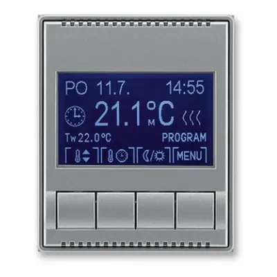 ABB Time, Time Arbo termostat pokojový ocelová 3292E-A10301 36 programovatelný