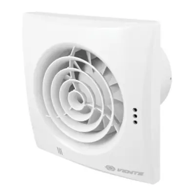 Tichý axiální koupelnový ventilátor se zpětnou klapkou a časovým doběhem VENTS 100 QUIET T 10096