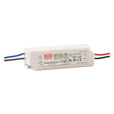 LED driver MEAN WELL LPC-20-700 20W 700mA