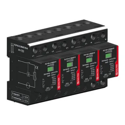 Svodič přepětí FLP-B+C MAXI VS/4 (TN-S)