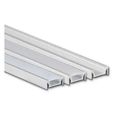 Přisazený hliníkový profil McLED PE 19x8mm BEZ DIFUZORU 2m ML-761.195.02.2