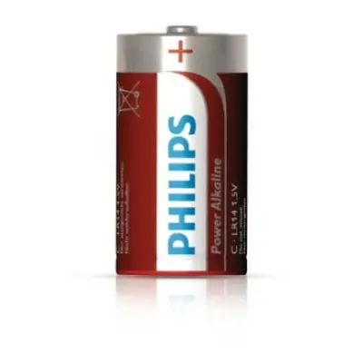 Baterie C Philips Power Alkaline LR14 P2B/10 alkalické (blistr 2ks)