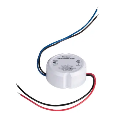 Elektronický transformátor Kanlux CIRCO N LED 12VDC 0-15W 24243