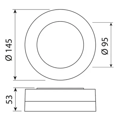 LED svítidlo McLED Draco R, 9W, 4000K, IP65, černá ML-513.017.19.0