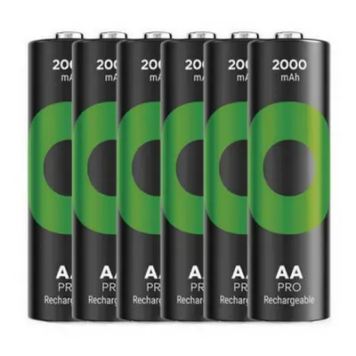 Nabíjecí tužkové baterie AA GP ReCyko Pro Professional HR6 2000mAh NiMH B2220 (blistr 6ks)