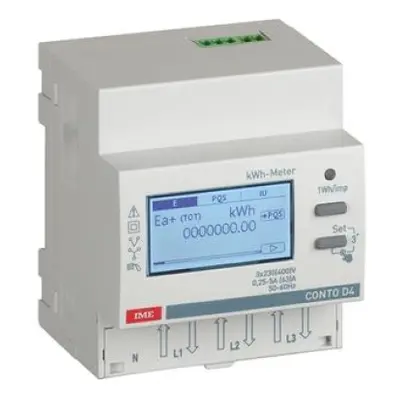 Elektroměr IME Conto D4-Pt MID 3F/3F+N 5A M-Bus CE4TBMTMID