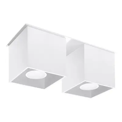 Stropní svítidlo SOLLUX Quad 2 GU10 2x40W bez zdroje SL.0065 bílá