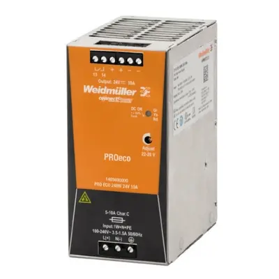 Spínaný napájecí zdroj Weidmüller PROeco 240W 24V 10A 1469490000